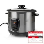 Nedis KARC110AL stříbrná / Rýžovar / 400 W / 1 l / nepřilnavý povrch / automatické vypnutí (KARC110AL)