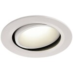 Paulmann 92907 Whirl LED vestavné svítidlo, LED, pevně vestavěné LED, 4.9 W, hliník (kartáčovaný), saténová, sada 3 ks