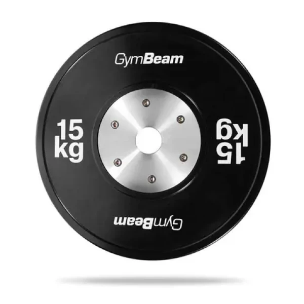 Gumový kotouč Competition Bumper - GymBeam (černá) (64681-3-15kg)