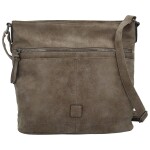 Trendy dámská koženková crossbody kabelka Tomila, coffee new