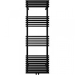 CERANO - Koupelnový elektrický radiátorový set Luigi - 600W - černá matná - 1600x500 mm CER-680556