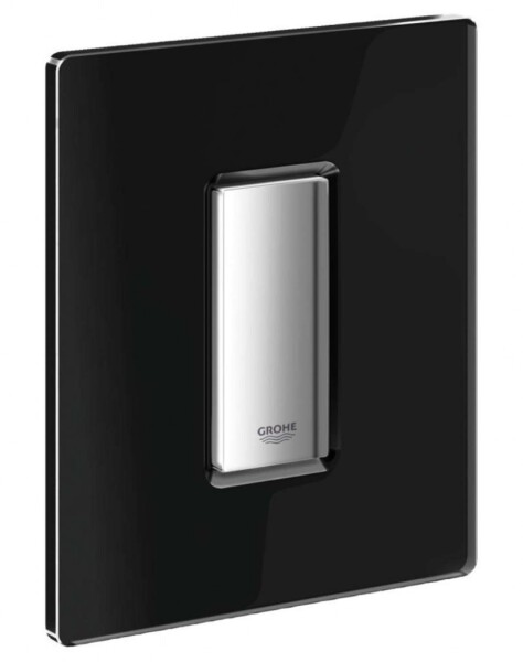 GROHE - Skate Cosmo Ovládací tlačítko, chrom/sklo velvet black, černá 38846KS0