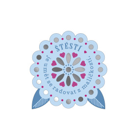 Plaketka kytka - Štěstí - Albi