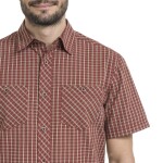 Bushman Pánská kostkovaná košile Ymer, červená XXL