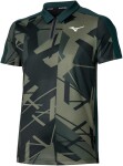 Mizuno Daybreakers Shadow SS Polo M Black Grape Leaf - Tenisové tričko Mizuno Daybreakers Shadow SS Polo 62GAC50293 Velikost textilu: M