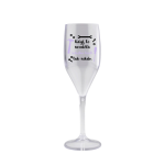 Personalizovaná nerozbitná prosecco sklenice - když to nezvládne … tak nikdo