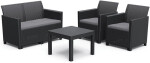 Keter CLAIRE SEATERS SOFA set grafit