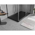 MEXEN - Flow sprchová vanička obdélníková slim 70 x 150, černá mat 46R707015
