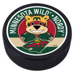 Mustang Puk Minnesota Wild NHL Nordy Mascot Textured Puck