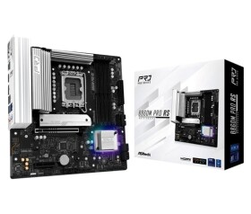 ASRock MB Sc LGA1851 B860M Pro RS, Intel B860, 4xDDR5, 1xDP, 1xHDMI, mATX EDF_380998