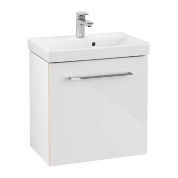 VILLEROY & BOCH - Avento Umyvadlová skříňka, 53x51x35 cm, 1 dvířka, Crystal White A88800B4