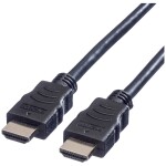 Value HDMI kabel Zástrčka HDMI-A, Zástrčka HDMI-A 3.00 m černá 11.99.5543 4K UHD, stíněný HDMI kabel