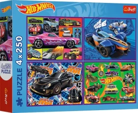 TREFL Puzzle Hot Wheels: Závodní auta