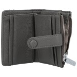 Trendy dámská mini koženková peněženka Coveri Arbi, tmavě šedá