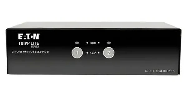 Eaton B004-DPUA2-K / KVM přepínač / DisplayPort / 4K 60Hz / USB hub / audio (B004-DPUA2-K)