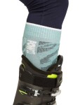 Pánské merino lyžařské ponožky ICEBREAKER Mens Ski+ Medium OTC POW, Cloud Ray/Snow/Black velikost: 47-49 (XL)