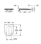 GROHE - Essence WC sedátko, SoftClose, alpská bílá 39577001