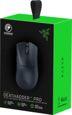 Razer DeathAdder V3 Pro / Herní bezdrátová myš / optická / 30000DPI / 2.4GHz / 5 tlačítek