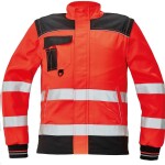 CRV Cerva Bunda KNOXFIELD Hi-Vis pánská reflexní se stojáčkem červená DOPRODEJ!!! 52 červená