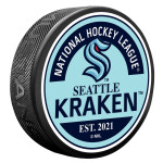 Mustang Puk Seattle Kraken NHL Textured Block Puck