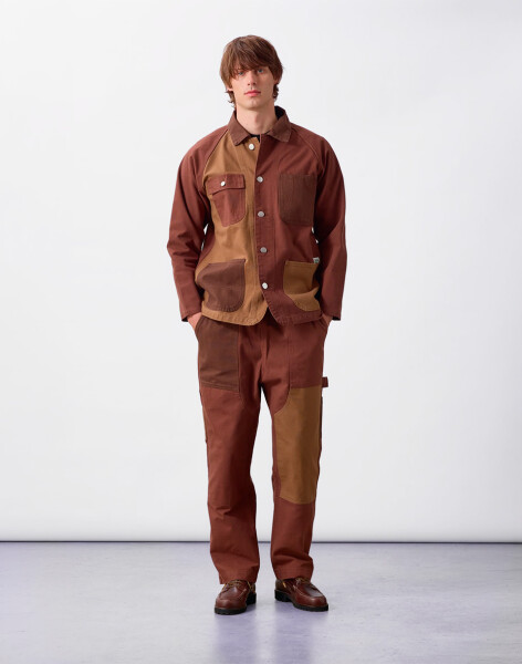 Service Works Patchwork Utility Chef Pants Brown L