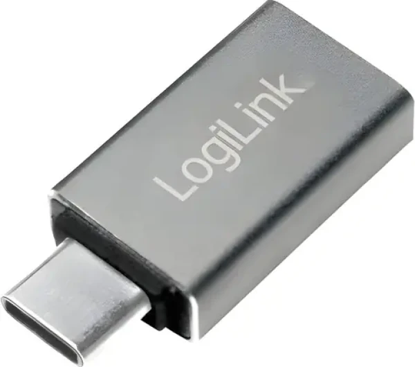 LogiLink AU0042 stříbrná / Adaptér / USB-C (M) - USB-A (F) / hliník / 5 Gbit/s (AU0042)