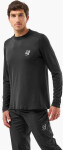 Běžecké tričko Compressport Performance LS Tshirt M - Black Velikost textilu: XL