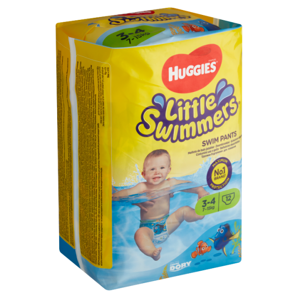 Huggies Little Swimmers Natahovací plenky na plavání 3-4 12 ks