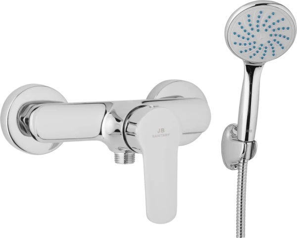 JB Sanitary Nástěnná sprchová baterie MIRAM, rozteč 150 mm s příslušenstvím M10 60 01