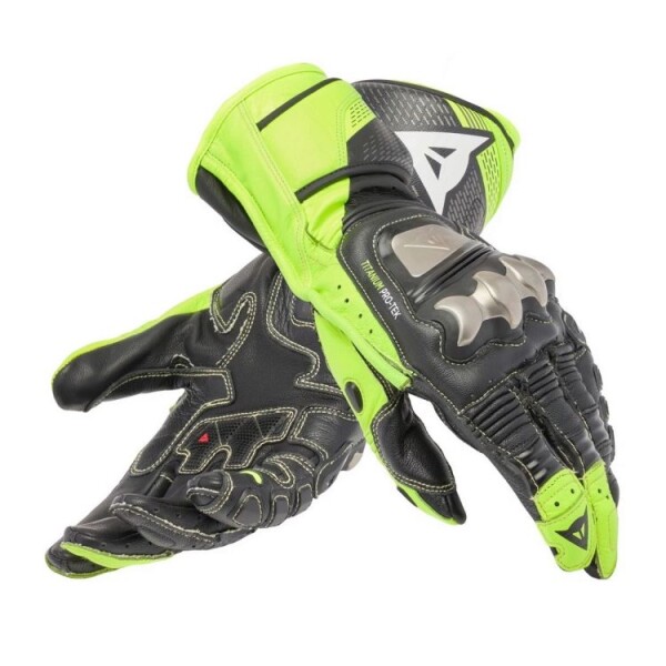 Dainese Full Metal profi závodní rukavice fluo-žluté/černé