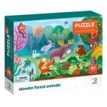 Puzzle Lesní zvířata/ 60 dílků