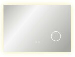 Kielle - Idolio Zrcadlo s LED osvětlením a vyhříváním, 70x100 cm, kosmetické zrcátko 50324041