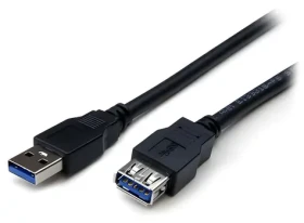 StarTech prodlužovací kabel USB-A - USB-A černá / Kabel / USB 3.0 / 2 m / 5 Gbps (USB3SEXT2MBK)