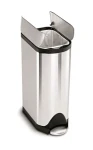 Simplehuman Pedálový odpadkový koš – 30 l / butterfly víko/ kartáčovaná nerez ocel/ FPP (CW1824)