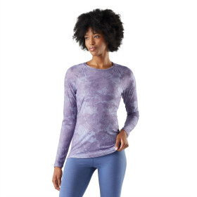 Dámské merino tričko s dlouhým rukávem SMARTWOOL Women's Classic All-Season Merino Base L, Purple Storm Mountain velikost: M