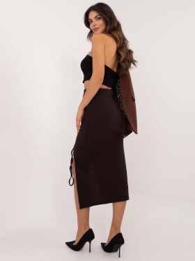 Skirt MI SD 20582 2.65 tmavě hnědá jedna velikost