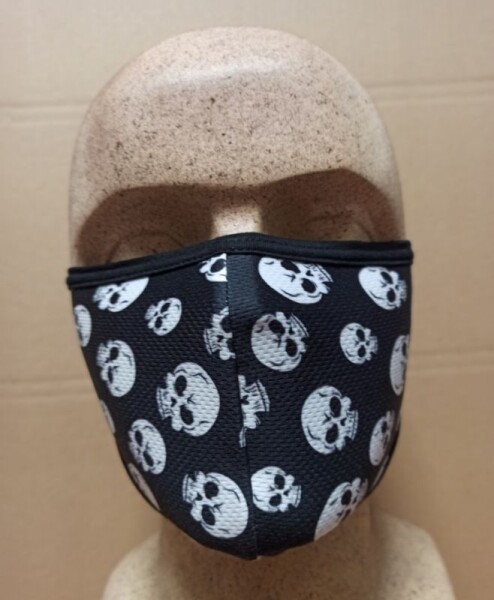 Ptakoviny.cz Rouška látková lebky