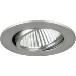 Paulmann 92907 Whirl LED vestavné svítidlo, LED, pevně vestavěné LED, 4.9 W, hliník (kartáčovaný), saténová, sada 3 ks