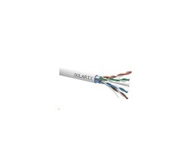 Instalační kabel Solarix FTP, Cat6, drát, PVC, cívka 500m SXKD-6-FTP-PVC EDF_10101501