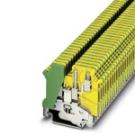 Phoenix Contact 1923128 řadová svorka průchodky 5.2 mm šroubovací zelená, žlutá 50 ks