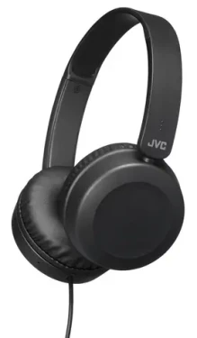 JVC HA-S31M černá / Sluchátka přes hlavu / mikrofon / ovládání hlasitosti / jack 3,5 mm / 1,2 m (JVC HA-S31M-B-E)