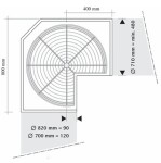 Inoxa karusel 3/4 (59_103_270_10B)