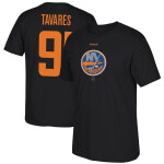 Pánské Tričko John Tavares #91 New York Islanders Reflect Logo Name & Number Velikost: S