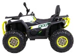 Mamido Dětská elektrická čtyřkolka ATV Desert 4x4 bílá