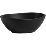 CERANO - Umyvadlo keramické Minio - na desku - černá matná - 34,5x26 CER-477008