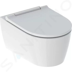 GEBERIT - ONE Závěsné WC se sedátkem softclose, TurboFlush, KeraTect, bílá 500.201.01.1