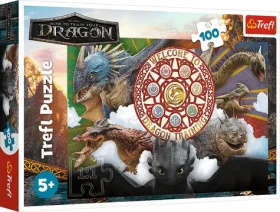 TREFL Puzzle Jak vycvičit draka: Draci s akcí