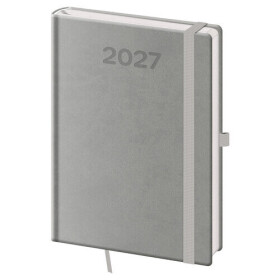 Diář 2027 denní A5 Print Pop - šedá