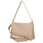 Stylová dámská koženková crossbody kabelka Cindra, růžová