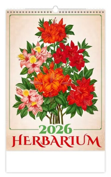Kalendář nástěnný 2026 - Herbarium